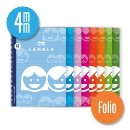 LAMELA ESPIRAL Fº 80H 70G 4MM CUADROVIA TAPA BLANDA