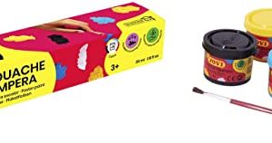 ESTUCHE 5 BOTES TEMPERA JOVI 35ML COLORES PRIMARIOS