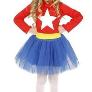 DISFRAZ VESTIDO SUPER CHICA TALLA 3 A 4 AÑOS REF 83212 GUIRCA