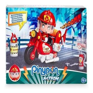 PINYPON ACTION MOTO BOMBERO FAMOSA