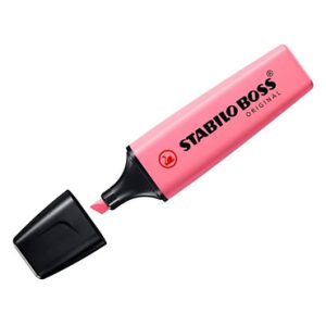 MARCADOR STABILO BOSS FUCSIA PASTEL