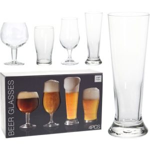 SET CAJA 4 VASOS DE CERVEZA SURTIDOS
