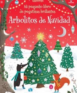 ARBOLITOS DE NAVIDAD PEGATINAS BRILLANTE