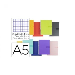 CUADERNO A5 ESPIRAL CRAFTY 4MM MARGEN