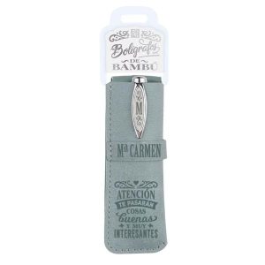 097 MARI CARMEN BOLIGRAFO BAMBÚ Y FUNDA